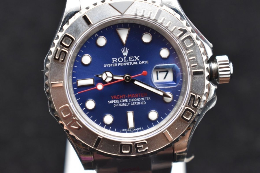 Yacht-Master 116622 GMF 904L Steel 1:1 Best Edition Blue Dial on Bracelet A3135 